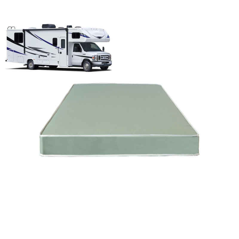 Spinal Solution 4Inch HighDensity Cooling Gel Memory Foam Vinyl RV